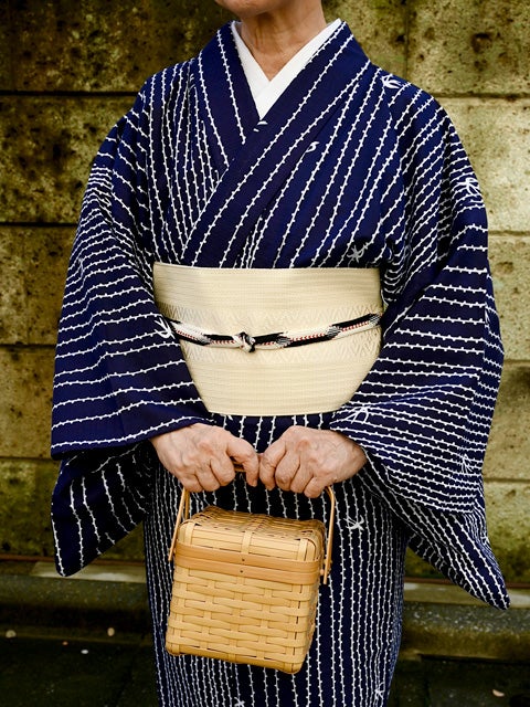 浴衣「柳と燕」仕立て上がり｜ユナヒカの浴衣
